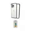 ieg™ iPhone 15 Pro Kılıf Pusula Asil Koleksiyonu - Siyah Polymer Nano Ekran Koruyucu