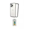 ieg™ iPhone 15 Pro Kılıf Pusula Asil Koleksiyonu - Siyah Polymer Nano Ekran Koruyucu