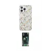 ieg™ iPhone 15 Pro Kılıf Pusula Form - Şeffaf 360 Full Body Arka Koruyucu
