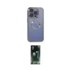 ieg™ iPhone 15 Pro Kılıf Pusula Form - Siyah 360 Mat Full Body Arka Koruyucu