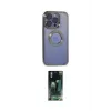 ieg™ iPhone 15 Pro Kılıf Pusula Form - Siyah 360 Mat Full Body Arka Koruyucu