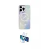 ieg™ iPhone 15 Pro Kılıf Pusula Form - Siyah 3D Antistatik Cam Ekran Koruyucu