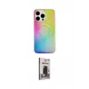 ieg™ iPhone 15 Pro Kılıf Pusula Form - Siyah Bilvis Hayalet Cam Ekran Koruyucu