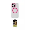 ieg™ iPhone 15 Pro Kılıf Pusula Form - Siyah Buffer Cam Ekran Koruyucu