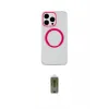 ieg™ iPhone 15 Pro Kılıf Pusula Form - Siyah Joko Magic 5D Hayalet Cam