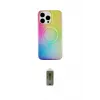 ieg™ iPhone 15 Pro Kılıf Pusula Form - Siyah Joko Magic 5D Hayalet Cam