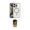 ieg™ iPhone 15 Pro Kılıf Siluet Çizgi Serisi - Siyah Buffer Cam Ekran Koruyucu