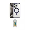 ieg™ iPhone 15 Pro Kılıf Siluet Çizgi Serisi - Siyah Polymer Nano Ekran Koruyucu