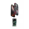 ieg™ iPhone 15 Pro Kılıf Siluet Doku - Şeffaf 360 Full Body Arka Koruyucu