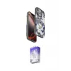 ieg™ iPhone 15 Pro Kılıf Siluet Doku - Siyah Bilvis 5in1 3D Magic Cam Ekran Koruyucu