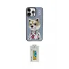 ieg™ iPhone 15 Pro Kılıf Siluet Modern Özel Seri - Siyah Polymer Nano Ekran Koruyucu