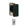 ieg™ iPhone 15 Pro Kılıf Vadi Çizgi Prime - Siyah Bilvis 3D Cam Ekran Koruyucu