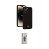 ieg™ iPhone 15 Pro Kılıf Vadi Çizgi Prime - Siyah Bilvis 3D Cam Ekran Koruyucu