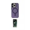 ieg™ iPhone 15 Pro Kılıf Yadigar Işık - Şeffaf 360 Full Body Arka Koruyucu