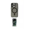 ieg™ iPhone 15 Pro Kılıf Yadigar Işık - Şeffaf 360 Full Body Arka Koruyucu
