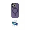 ieg™ iPhone 15 Pro Kılıf Yadigar Işık - Siyah 3D Antistatik Cam Ekran Koruyucu
