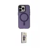 ieg™ iPhone 15 Pro Kılıf Yadigar Işık - Siyah Bilvis 3D Cam Ekran Koruyucu