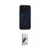 ieg™ iPhone 15 Pro Kılıf Yadigar Işık - Siyah Bilvis 3D Mat Cam Ekran Koruyucu