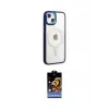 ieg™ iPhone 15 Pro Kılıf Yankı Işık Özel Seri - Siyah Buffer Hayalet Cam Ekran Koruyucu