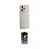 ieg™ iPhone 15 Pro Kılıf Yankı Işık Özel Seri - Siyah Buffer Hayalet Cam Ekran Koruyucu