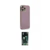 ieg™ iPhone 15 Pro Kılıf Yankı Serisi - Şeffaf 360 Full Body Arka Koruyucu