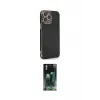 ieg™ iPhone 15 Pro Kılıf Yankı Serisi - Şeffaf 360 Full Body Arka Koruyucu