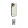 ieg™ iPhone 15 Pro Kılıf Yankı Serisi - Siyah Bilvis 3D Cam Ekran Koruyucu