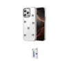 ieg™ iPhone 15 Pro Kılıf Yörünge Form - Siyah Bilvis 0.18mm Plus Cam Ekran Koruyucu