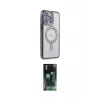 ieg™ iPhone 15 Pro Kılıf Zirve Doku Prime - Siyah 360 Mat Full Body Arka Koruyucu