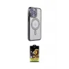 ieg™ iPhone 15 Pro Kılıf Zirve Doku Prime - Siyah Buffer Cam Ekran Koruyucu