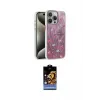 ieg™ iPhone 15 Pro Kılıf Zirve Modern Prime - Siyah Buffer Hayalet Cam Ekran Koruyucu