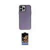 ieg™ iPhone 15 Pro Max Kılıf Ahenk Çizgi Prime - Siyah Buffer Hayalet Cam Ekran Koruyucu