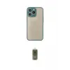 ieg™ iPhone 15 Pro Max Kılıf Ahenk Çizgi Serisi - Siyah Joko Magic 5D Hayalet Cam