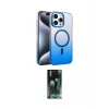 ieg™ iPhone 15 Pro Max Kılıf Ahenk Doku Özel Seri - Şeffaf 360 Full Body Arka Koruyucu