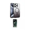 ieg™ iPhone 15 Pro Max Kılıf Ahenk Doku Özel Seri - Şeffaf 360 Full Body Arka Koruyucu