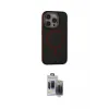 ieg™ iPhone 15 Pro Max Kılıf Ahenk Form Serisi - Siyah Vanessa Magic Hayalet Cam