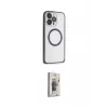 ieg™ iPhone 15 Pro Max Kılıf Ahenk Işık Serisi - Siyah Bilvis 3D Cam Ekran Koruyucu
