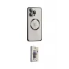 ieg™ iPhone 15 Pro Max Kılıf Ahenk Işık Serisi - Siyah Bilvis 3D Cam Ekran Koruyucu