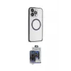 ieg™ iPhone 15 Pro Max Kılıf Ahenk Işık Serisi - Siyah Vanessa Magic Cam
