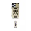 ieg™ iPhone 15 Pro Max Kılıf Ahenk Klasik - Siyah Bilvis 3D Cam Ekran Koruyucu