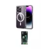 ieg™ iPhone 15 Pro Max Kılıf Ahenk Minimal Serisi - Şeffaf 360 Full Body Arka Koruyucu
