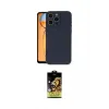 ieg™ iPhone 15 Pro Max Kılıf Ahenk Serisi - Siyah Buffer Cam Ekran Koruyucu