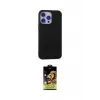 ieg™ iPhone 15 Pro Max Kılıf Ahenk Serisi - Siyah Buffer Cam Ekran Koruyucu