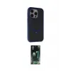 ieg™ iPhone 15 Pro Max Kılıf Ahenk Yansıma Özel Seri - Siyah 360 Mat Full Body Arka Koruyucu