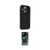 ieg™ iPhone 15 Pro Max Kılıf Ahenk Yansıma Özel Seri - Siyah 360 Mat Full Body Arka Koruyucu