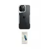 ieg™ iPhone 15 Pro Max Kılıf Akış Çizgi Koleksiyonu - Şeffaf Pasifik Cam Ekran Koruyucu