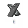 ieg™ iPhone 15 Pro Max Kılıf Atlas Form - Siyah Bilvis 0.18mm Plus Cam Ekran Koruyucu