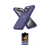 ieg™ iPhone 15 Pro Max Kılıf Atlas Form - Siyah Buffer Hayalet Cam Ekran Koruyucu