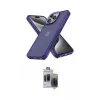 ieg™ iPhone 15 Pro Max Kılıf Atlas Form - Siyah Vanessa Magic Hayalet Cam