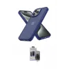 ieg™ iPhone 15 Pro Max Kılıf Atlas Form - Siyah Vanessa Magic Hayalet Cam